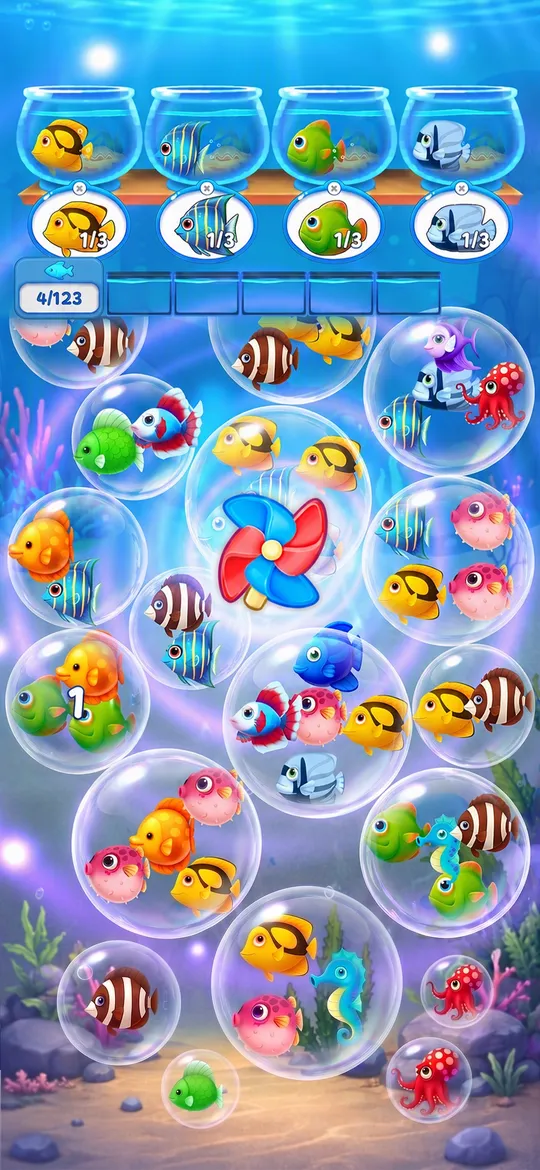Bubble Jam: a booster on the board