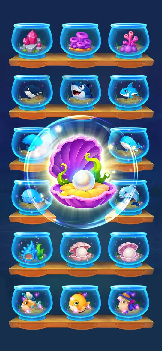 Bubble Jam: the fish collection